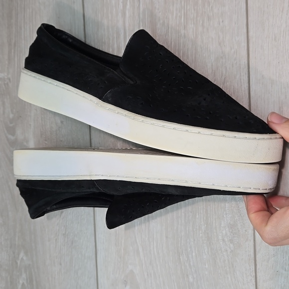 Vionic Women Midiperf Suede Black Slip-On Shoes Sz 10 - Picture 12 of 14
